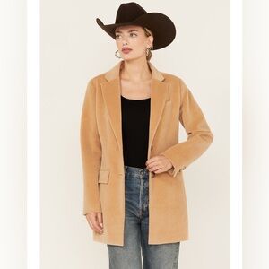 Tasha Polizzi Collection Karmela camel color western blazer Size Medium New